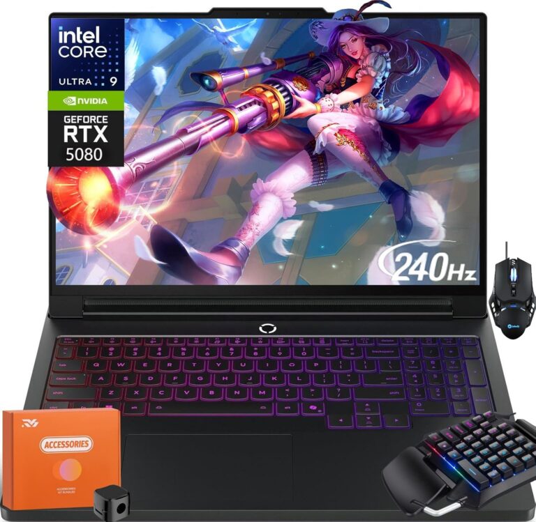 Lenovo Legion Pro 7i Gen 10 Gaming Laptop (2025), GeForce RTX 5080 16GB GDDR7, Intel Ultra 9 275HX