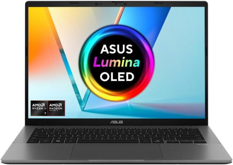 ASUS Vivobook S 14 OLED M3407HA Laptop | 14.0″ WUXGA OLED Screen | CoPilot+ PC | AMD Ryzen AI 7 350 8-Core Processor